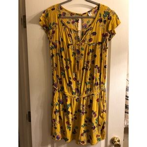 Yellow Floral Romper- Old Navy
